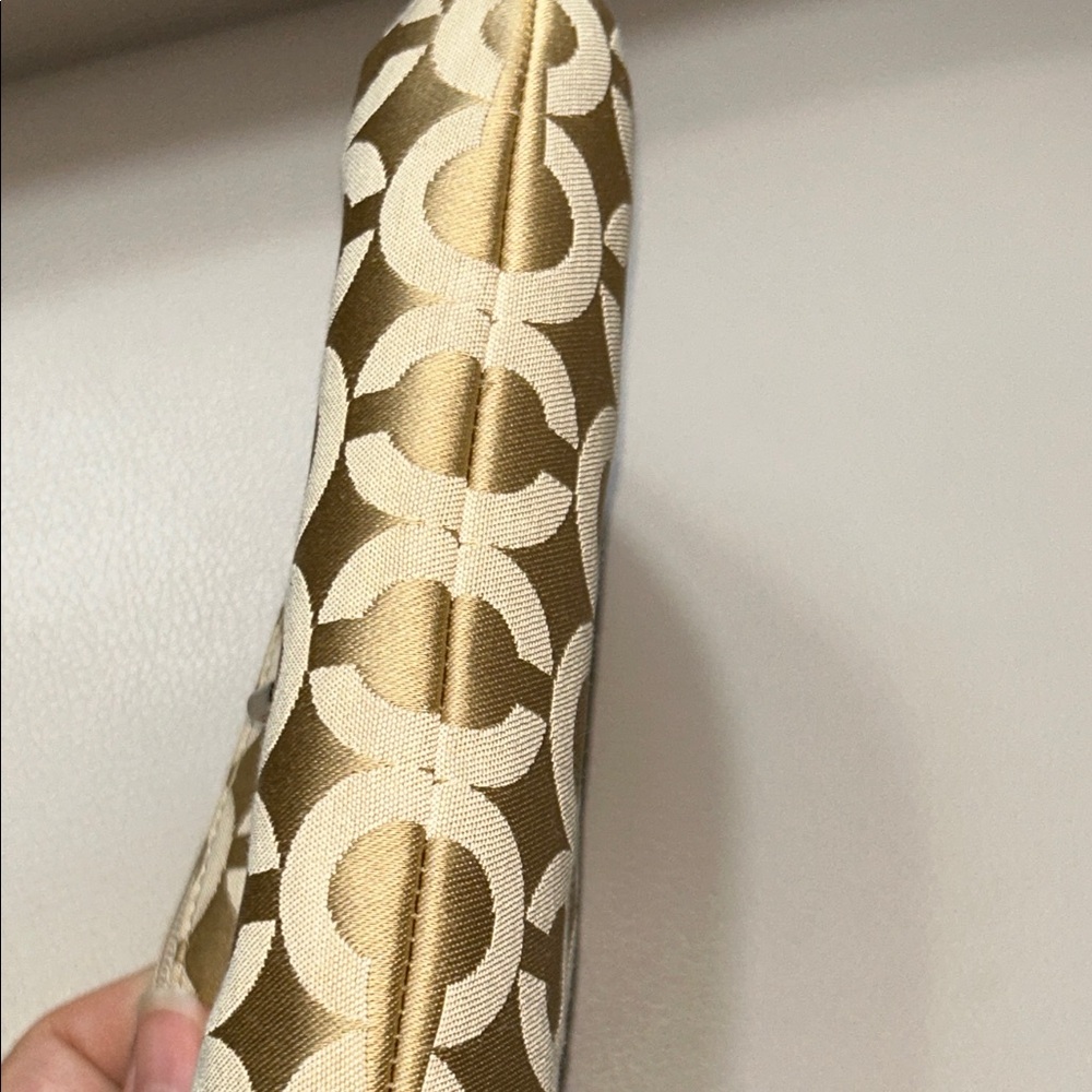 Coach Tan and Pink Wristlet Clutch - Picture 9 of 9